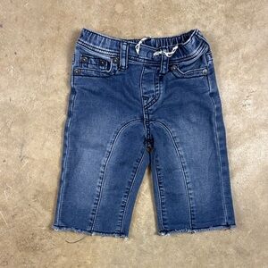 True Religion Kids Blue Denim Rolled Up Short Size 5